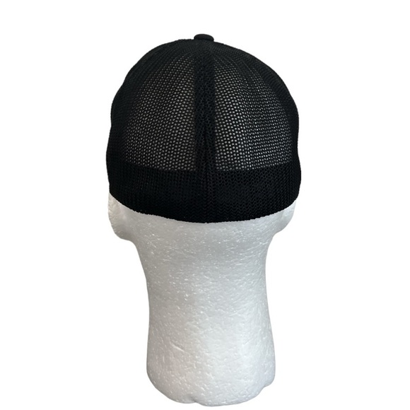 Mesh FlexFit Yupoong Black‎ Big Bite Inc Hat Stretch Flex Hat Fitted Unisex - Picture 6 of 8